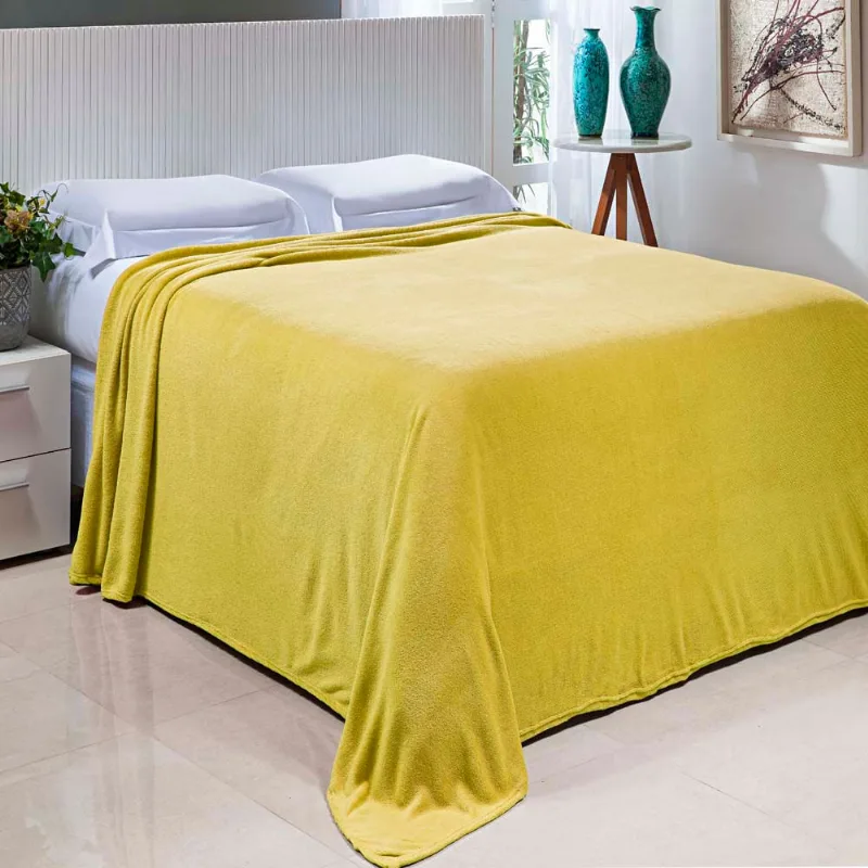 Cobertor Essence Nc 1,80 X 2,20 OURO/UNICO