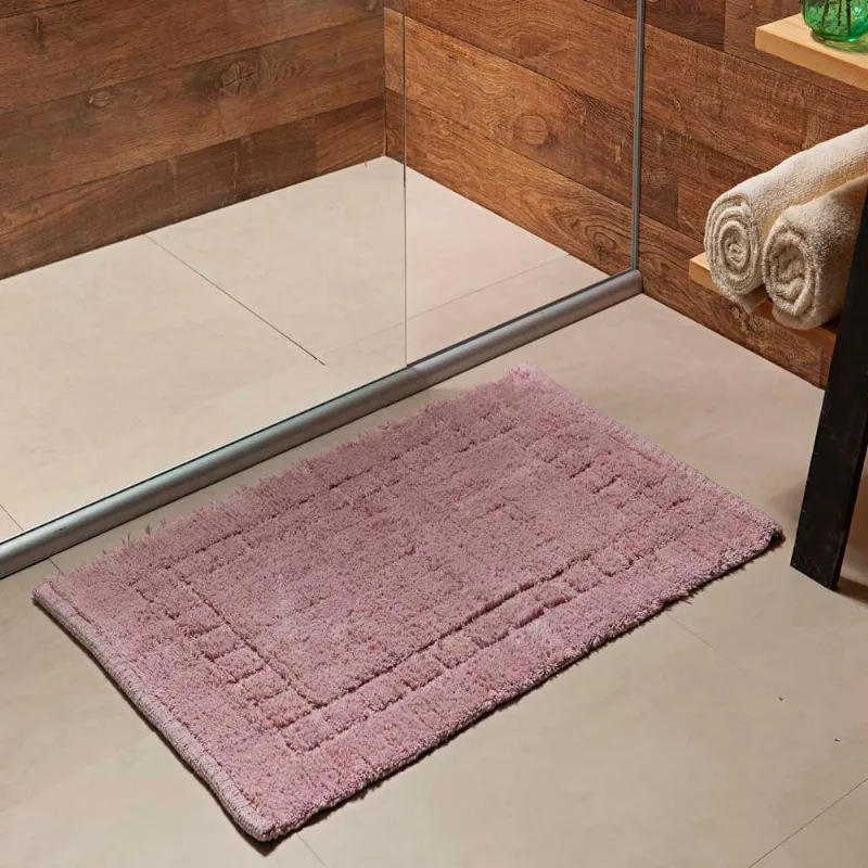 TAPETE BANHEIRO ESSENSE LISO 0,50X0,80 ROSE/UNICO