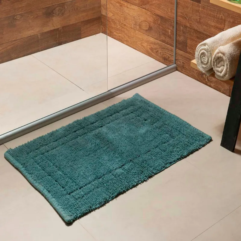 TAPETE BANHEIRO ESSENSE LISO 0,50X0,80 VERDE INGLES/UNICO