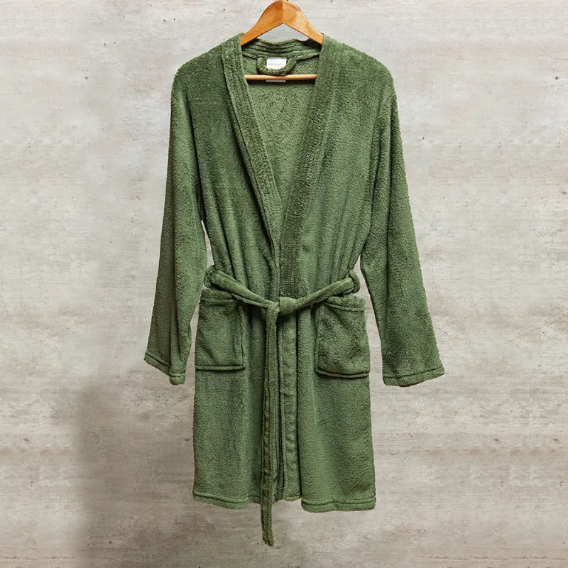 Roupao Essence Liso Verde Floresta/p