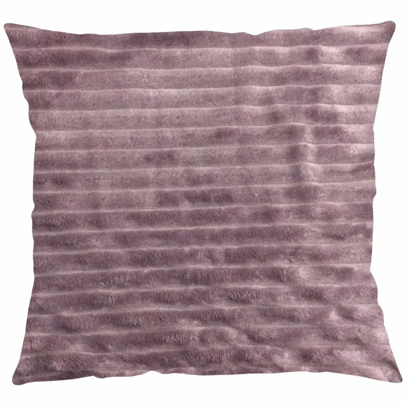 CAPA P/ ALMOFADA FLANNEL CORDUROY 43CMX43CM MAUVE/UNICO