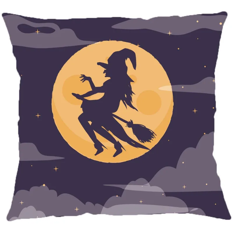 Capa P/ Almofada Veludo Digital Halloween 43m X 43 Des. 007/unico