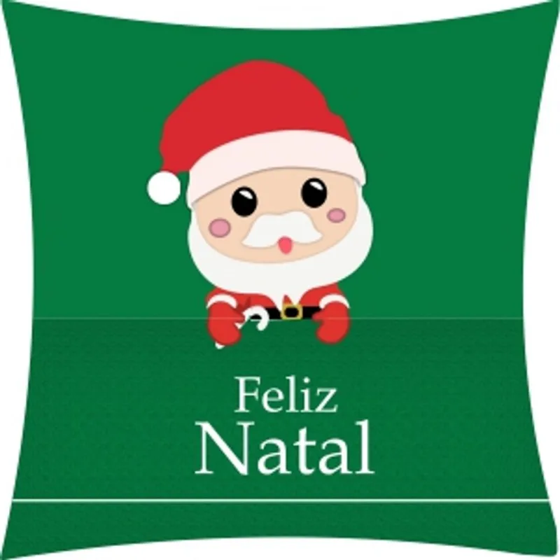 Capa P/almofada Veludo Digital Natalino 43x43 DES 033/UNICO