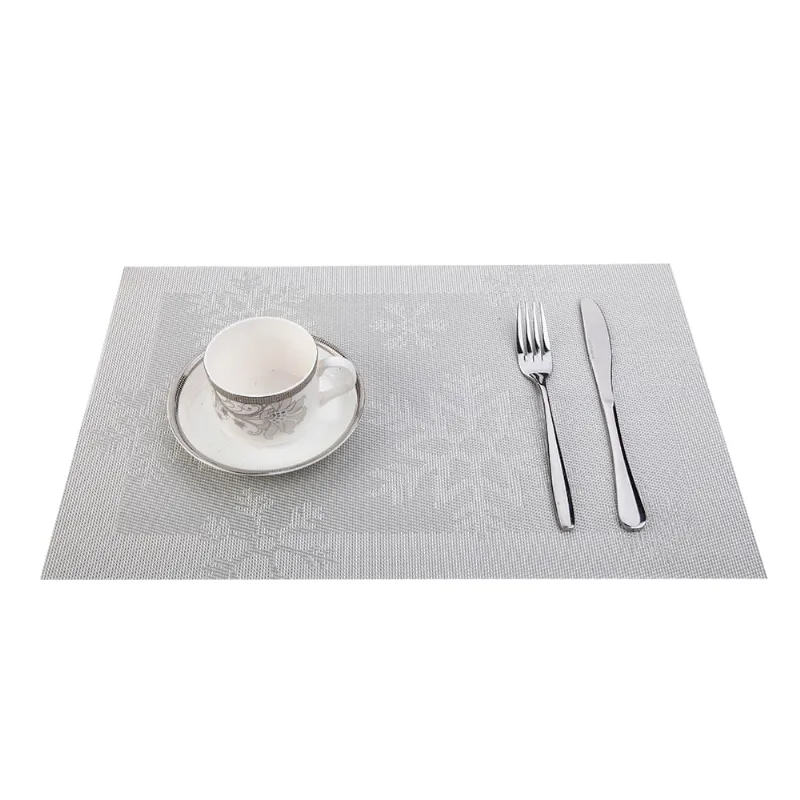Jogo Americano Natalino 4pcs 0,30cm X 0,45cm PRATA