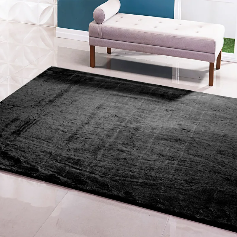 TAPETE MALIBU 0,60 X 1,80 PRETO