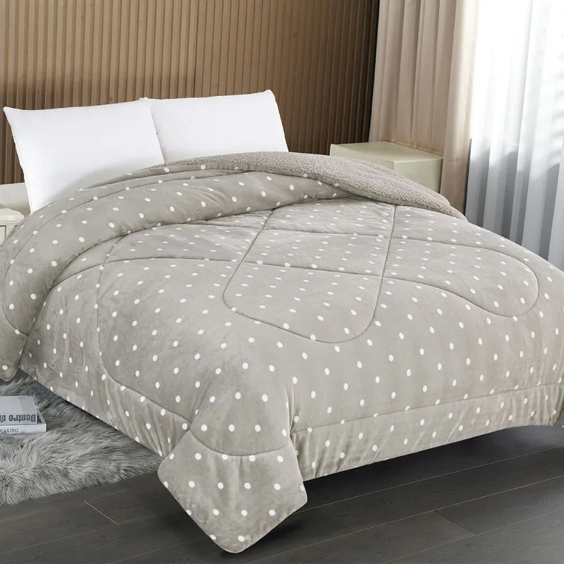 Edredom Capetown Poa Casal 1,80 X 2,20 PRATA / BRANCO