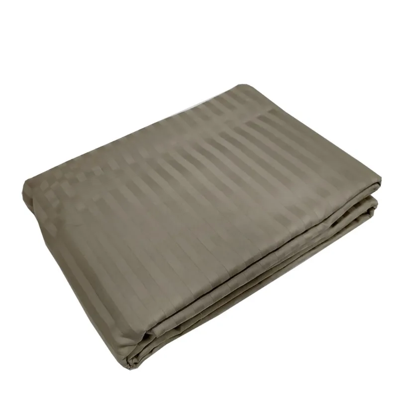 Capa P/ Duvet Stripe 300 Fios 100% Alg 2,60 X 2,40 BEGE