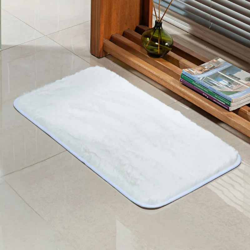 TAPETE BANHEIRO BANGOR 0,60 X 0,90 BRANCO/UNICO