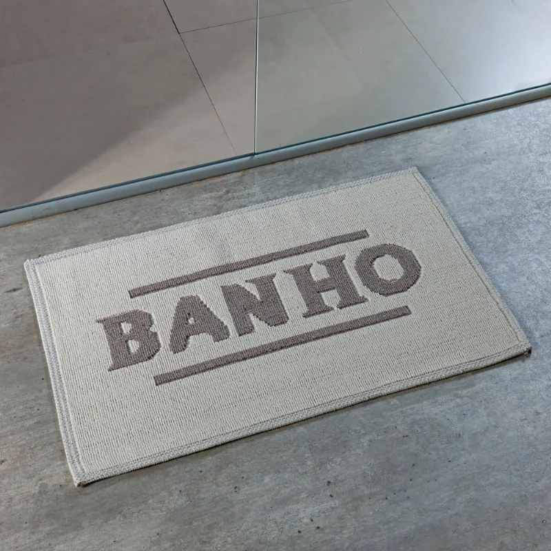 TAPETE BANHO 0,50 X 0,80 DES. 002/BEGE