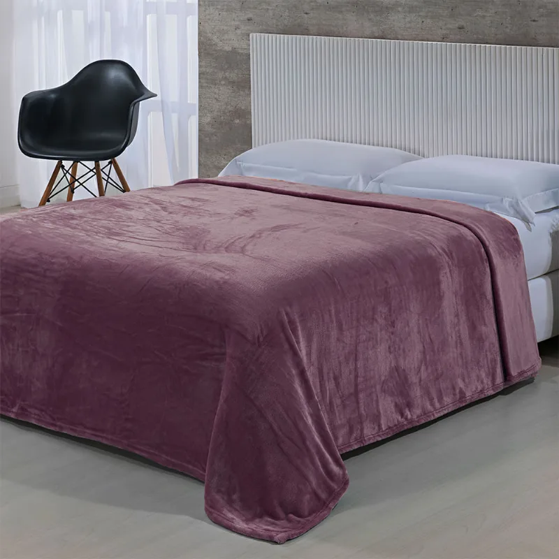 Cobertor Toque de Seda Nc 1,80x2,20 ROSA QUEIMADO