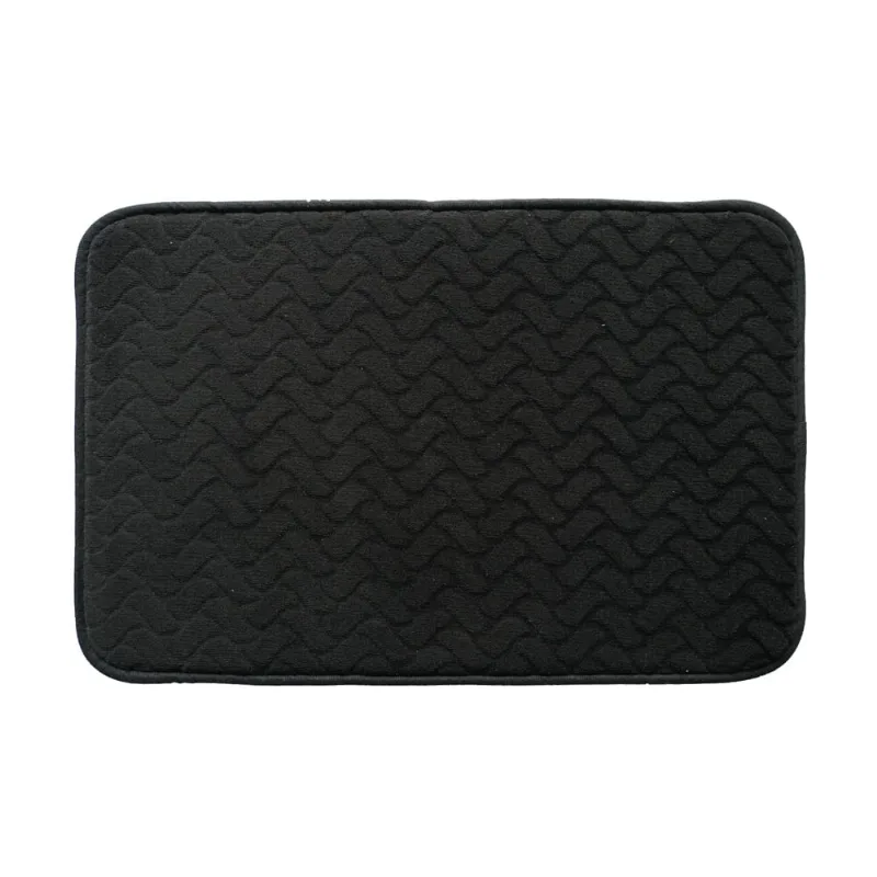 Tapete Banheiro Orlando 0,40 X 0,60 Preto/unico