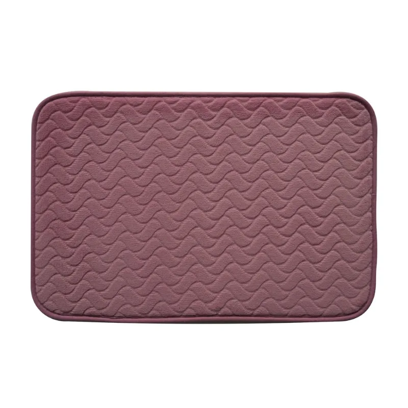 Tapete Banheiro Orlando 0,45 X 0,75 Rose/unico