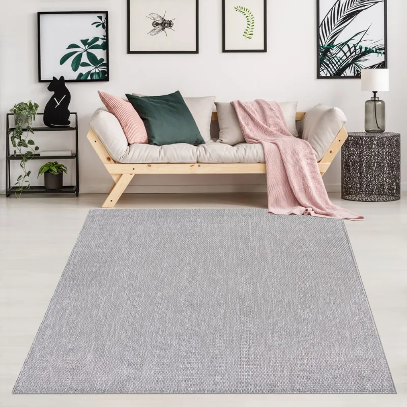 Tapete Sisal Salinas 0,66 X 1,80 Prata