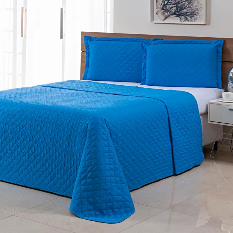 Colcha Ultrassonica Basics 2,40 X 2,60 Queen Indigo/unico