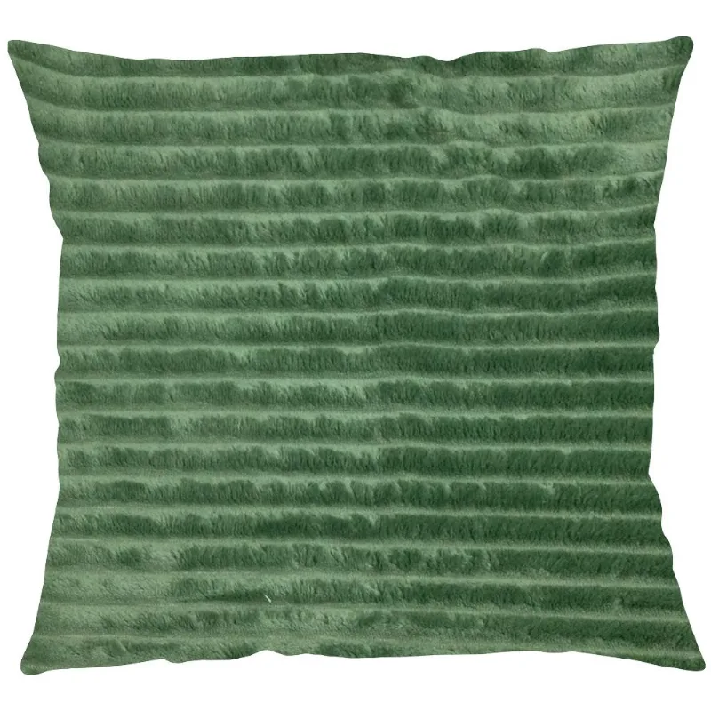 CAPA P/ ALMOFADA FLANNEL CORDUROY 43CMX43CM VERDE MALTA