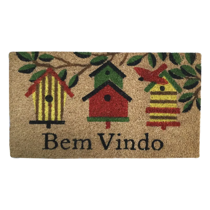 Capacho Retangular Estampado 0,33 X 0,60 Des. 011/unico