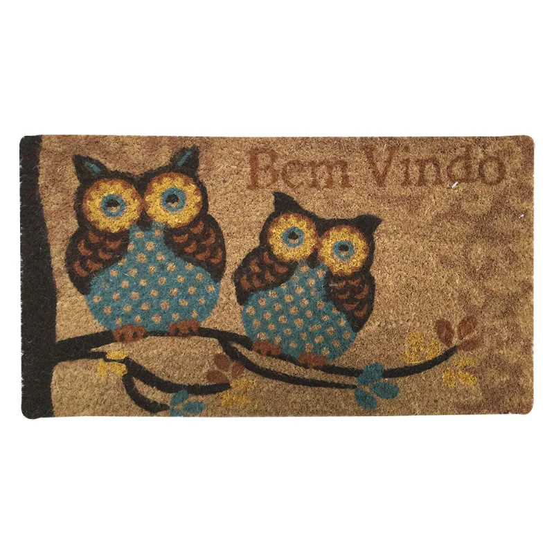 Capacho Retangular Estampado 0,33 X 0,60 Des. 012/unico