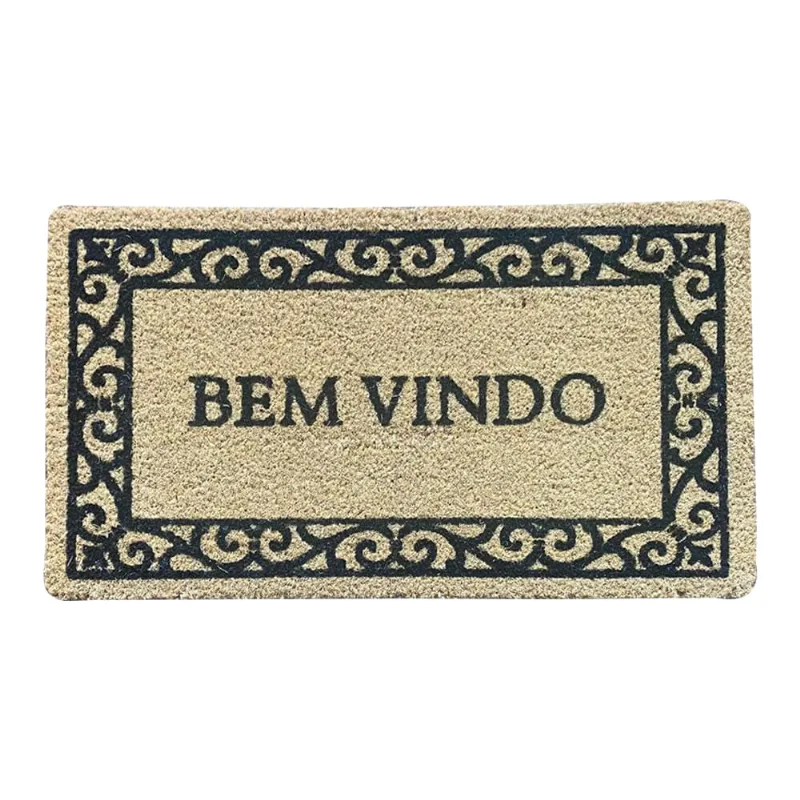 Capacho Retangular Estampado 0,33 X 0,60 Des. 013/unico