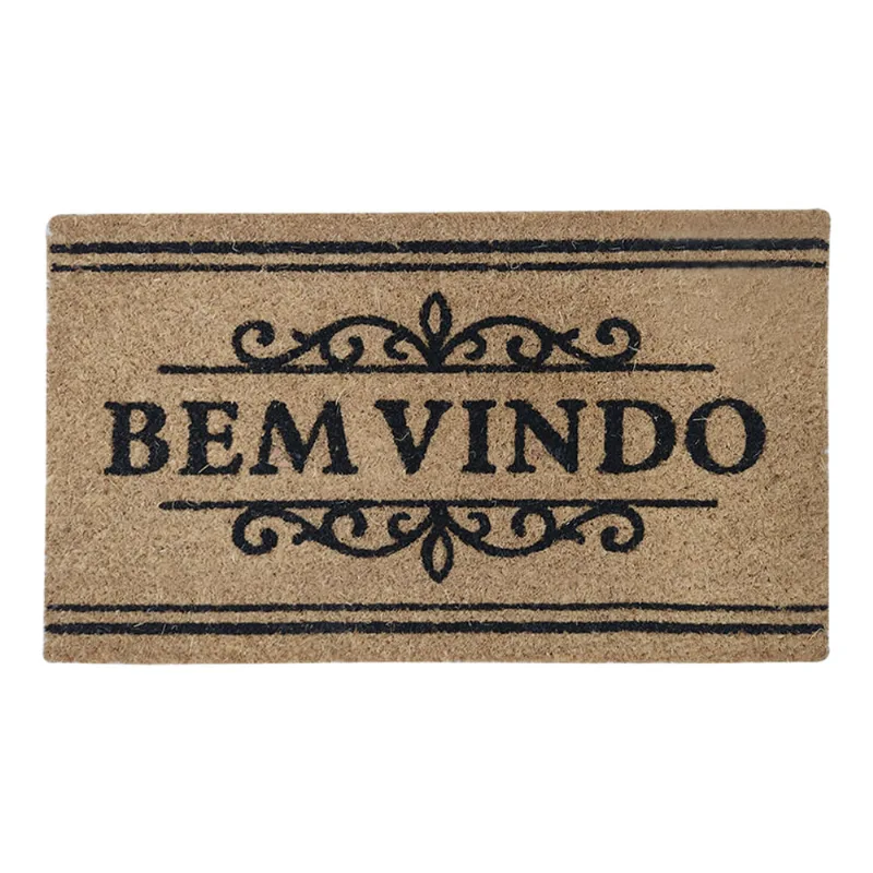 Capacho Retangular Estampado 0,33 X 0,60 Des. 014/unico
