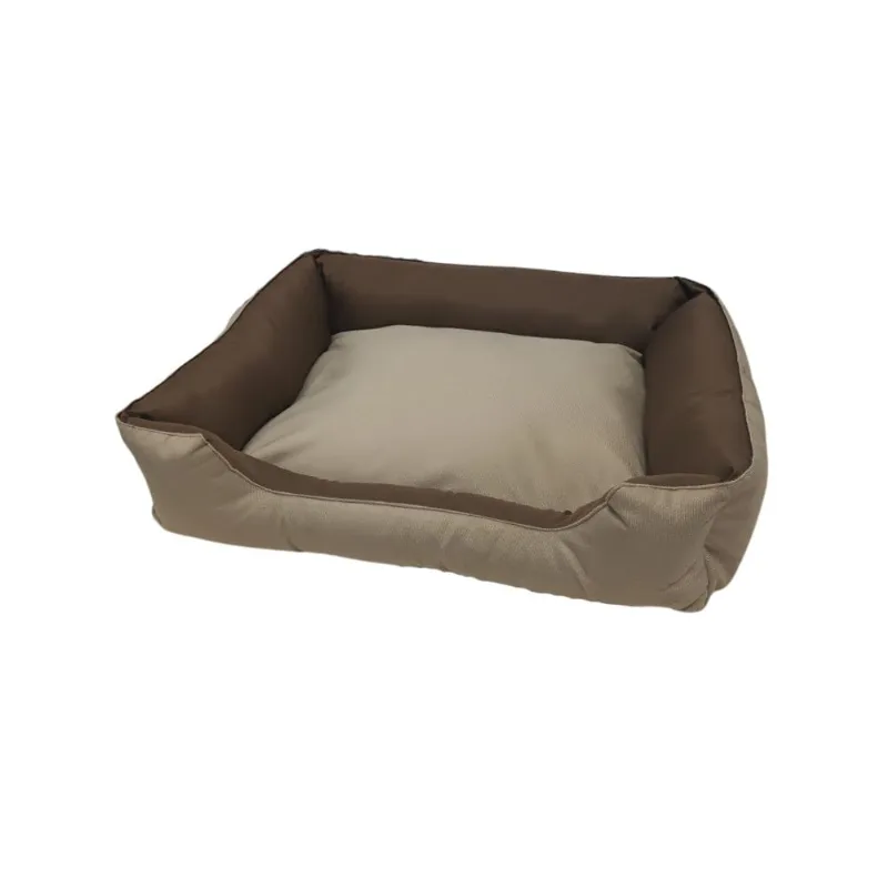 Cama Suede Luxo P Marrom/bege