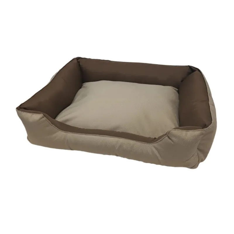 Cama Suede Luxo M Marrom/bege