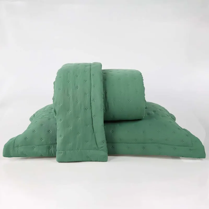 Colcha Ultrassonica Ibiza 2,20 X 2,40 Casal Verde Floresta