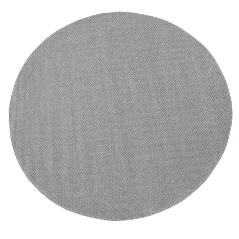 Tapete Padua 2,00 X 2,00 Redondo - Niazitex Prata