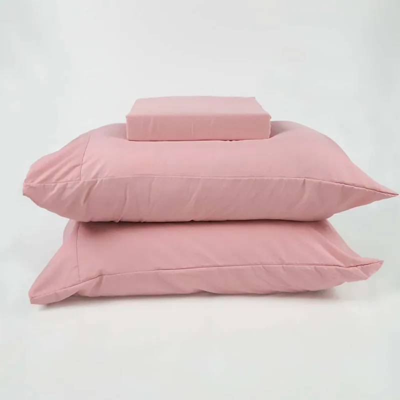 Jogo de Cama Simples Percal Soft 300 King Rose