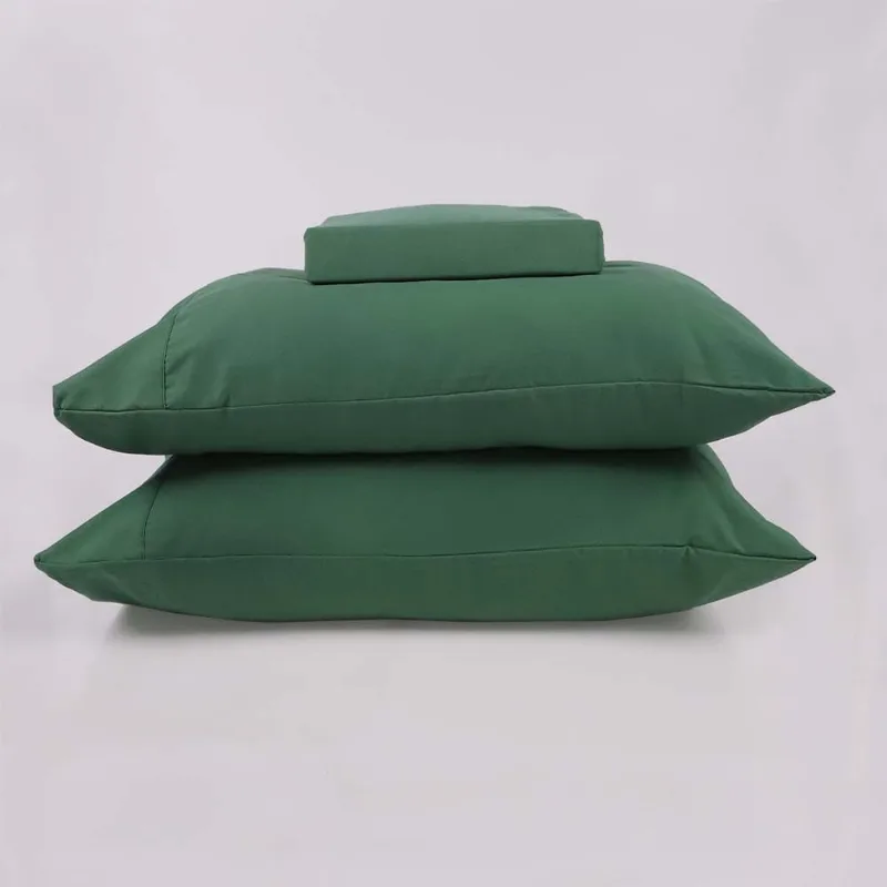 Jogo de Cama Simples Percal Soft 300 King Verde Floresta