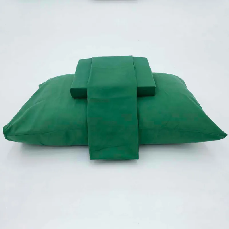 Jogo de Cama Simples Percal Soft 230 Casal Verde Floresta/unico