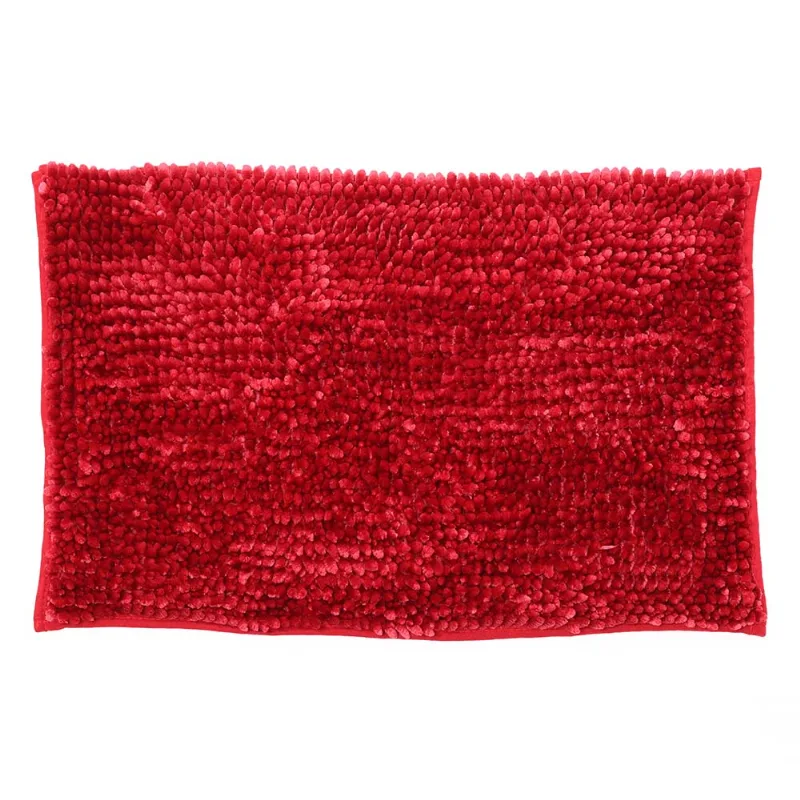 Tapete Banheiro Shaggy Deluxe 0,45 X 0,70 Vermelho/unico