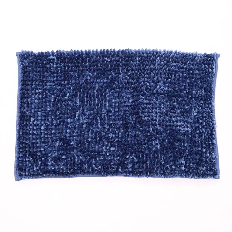 Tapete Banheiro Shaggy Deluxe 0,60 X 0,90 Marinho/unico