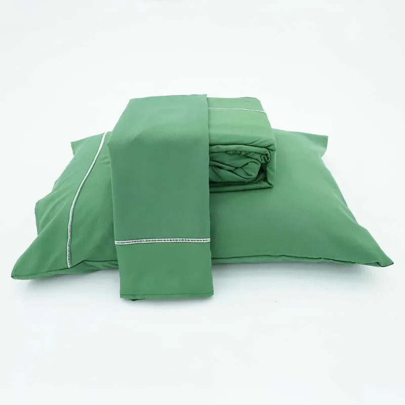 Jogo de Cama Percal Soft 300 Sofisticatto Solteiro Verde Floresta/unico
