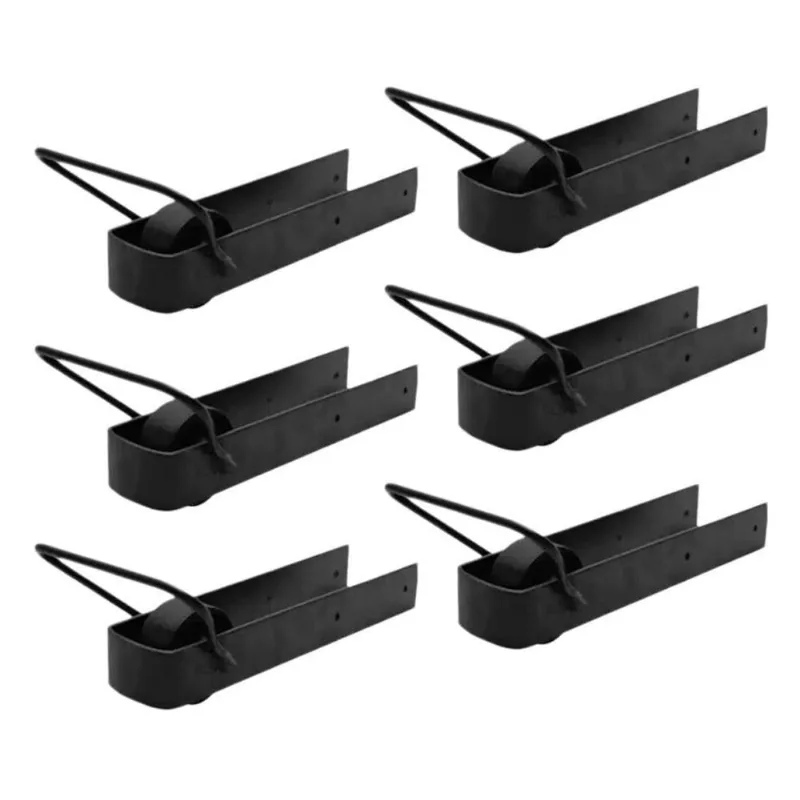 Kit 6 Trinco de Correr para Porteira com Rodinha 350x70mm Metasal