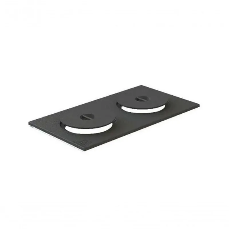 Chapa Reta Ferro Fundido 2 Furos Libaneza 25X44,5 Cm