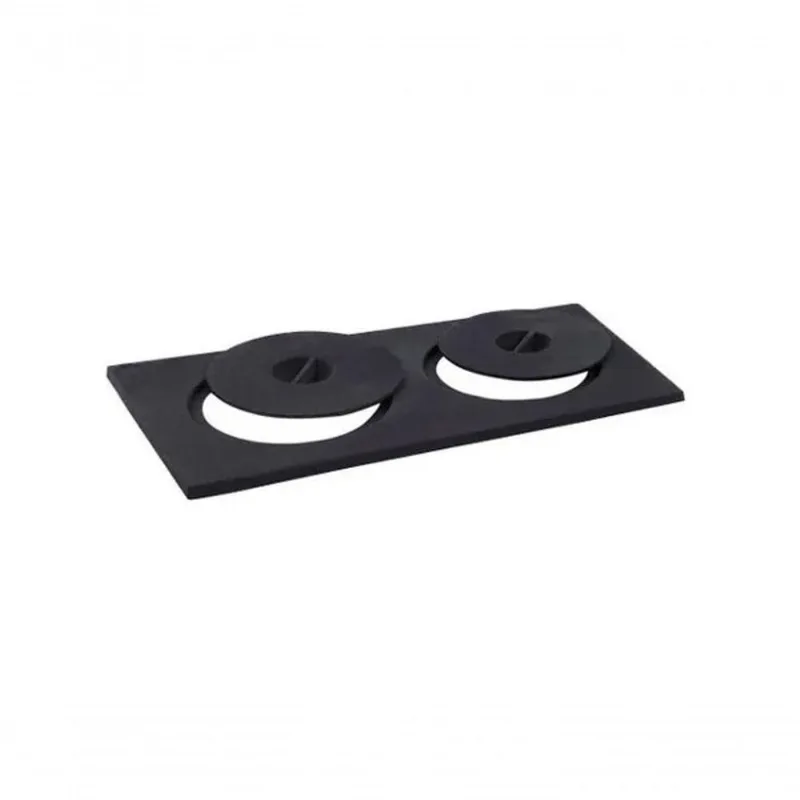 Chapa Paulistinha Ferro Fundido 2Furos Libaneza 23X40X19,5Cm