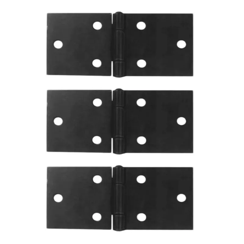 Kit 3 Dobradiças em Aço Pintada Porta Portão Reforçadas N105