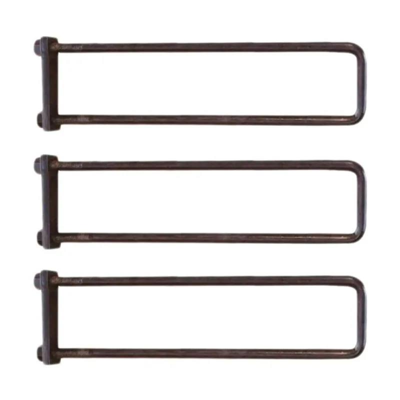 Kit 3 Grampos Carroceria Caminhão Carreta Em Aço 5/8 550mm