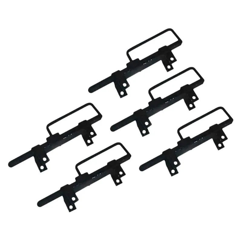 Trinco Cavalo com Alca para Portao e Porteira Kit 5 Unidades 280mm Preto 1902-KIT5UND Metasal