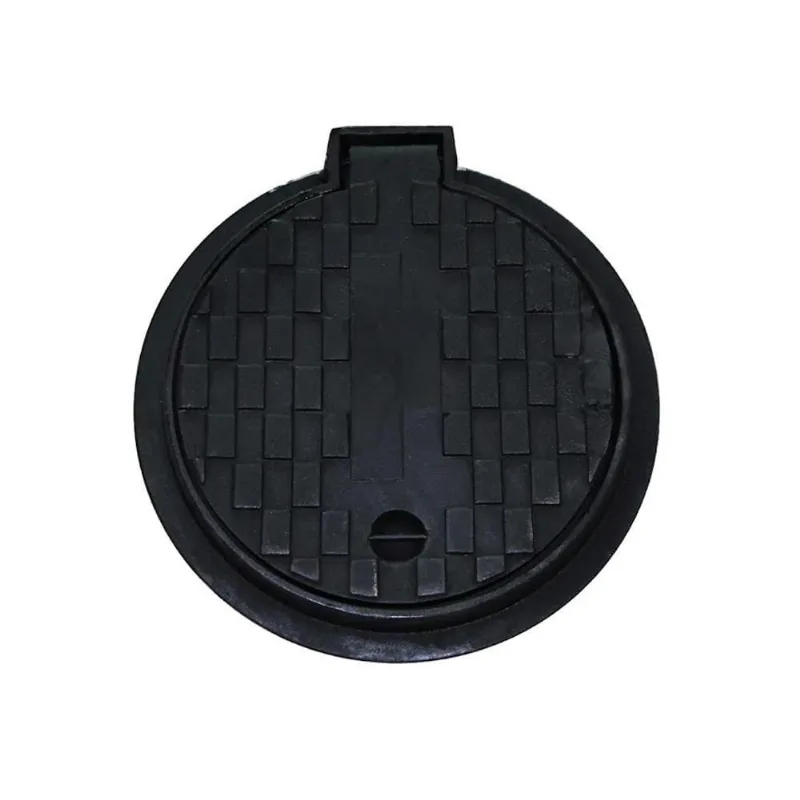 Tampa Tampão de Chão T30 Articulado Ferro Fundido 30cm Preto