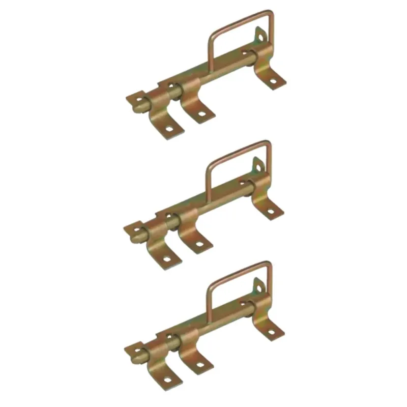 Kit 3 Trincos Com Alça Portão Porteira Aço Bicromado 180mm