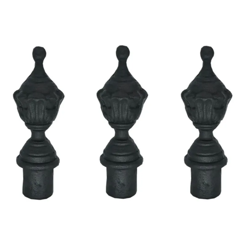 Kit 3 Pinhas Ferro Fundido N10 Para Grade Portão Sacada Muro