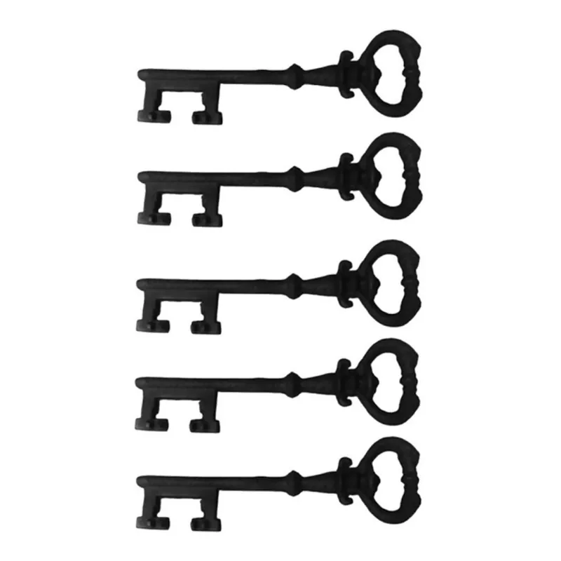 Kit 3 Chaves Decorativas Rústica Enfeite em Ferro Nº 04 33cm