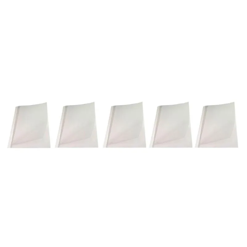 Kit 5 Capas Encadernação Térmica Até 60 Folhas A4 Branca - IBACEMIL