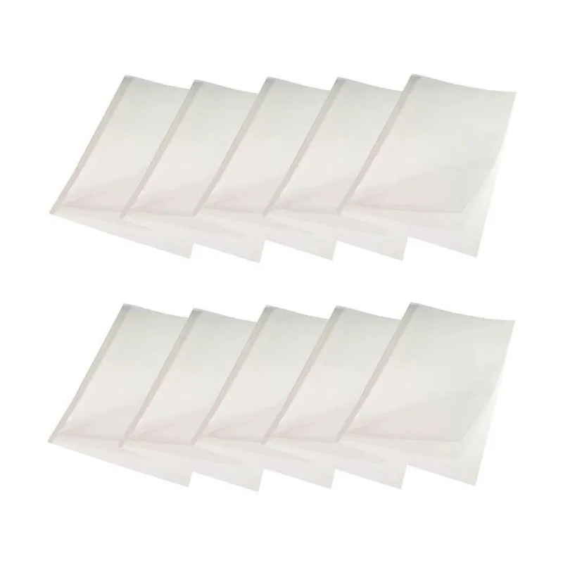 Kit 10 Capas Encadernação Térmica Até 90 Folhas A4 Branca - IBACEMIL