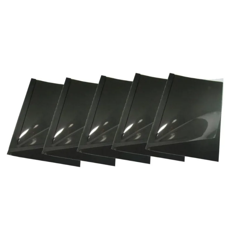 Kit 5 Capas Encadernação Térmica Até 120 Folhas A4 Preta - IBACEMIL