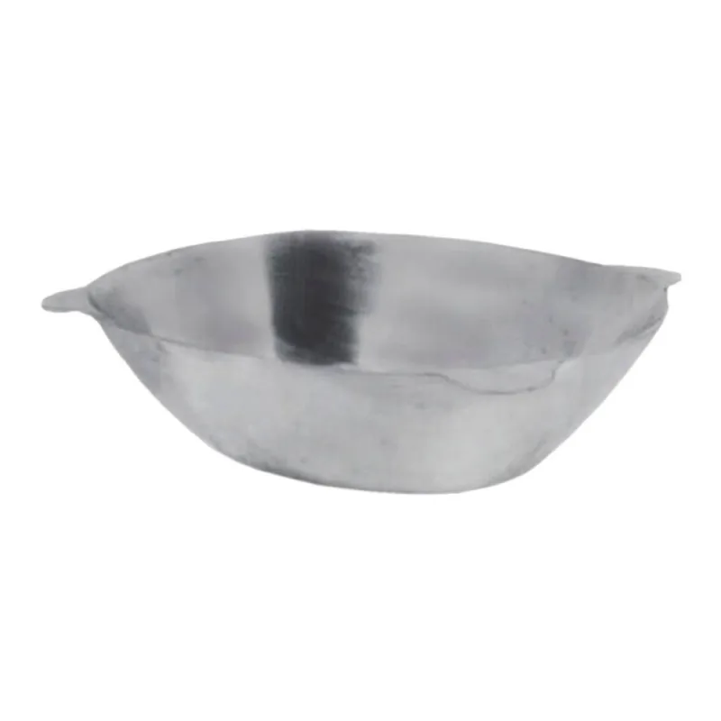 Gamela Panela N10 para Porções Alumínio Fundido Polido Fácil Limpeza Uso Camping Fazenda Inox - DIVIFORTE