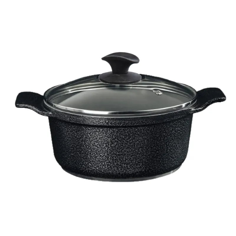 Caçarola Preto Craqueado Antiaderente Cerâmica Javali AA24cm - Javali - Utilidades Domesticas