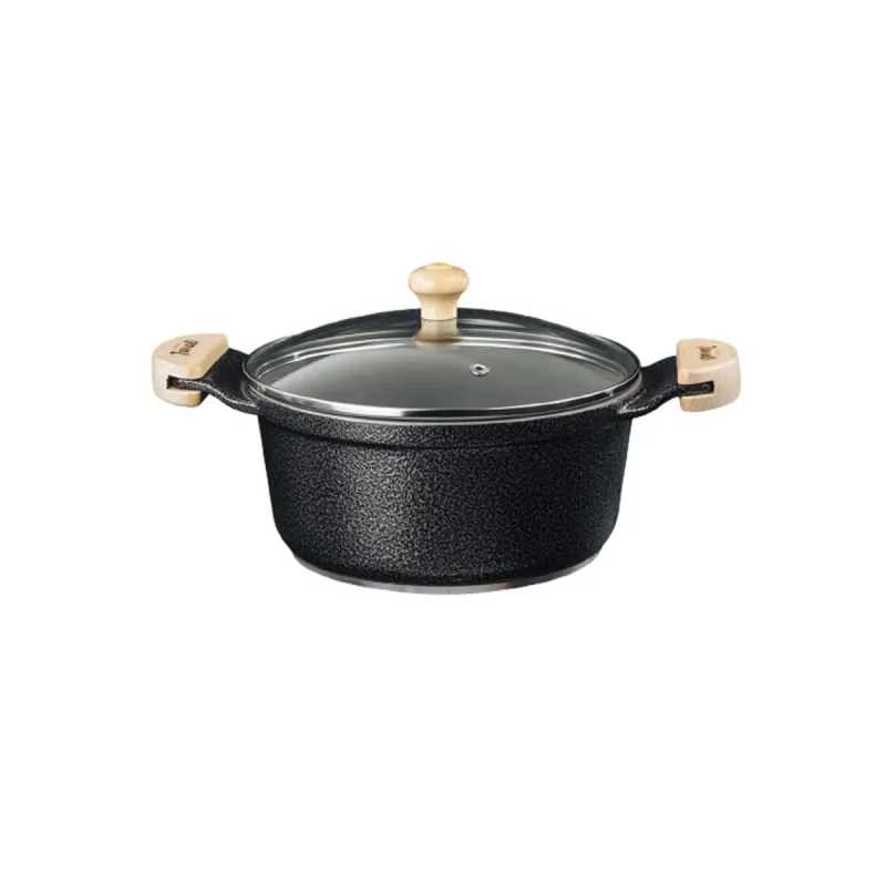 Caçarola Preto Craqueado Antiaderente Cerâmica Javali AM28cm - Javali