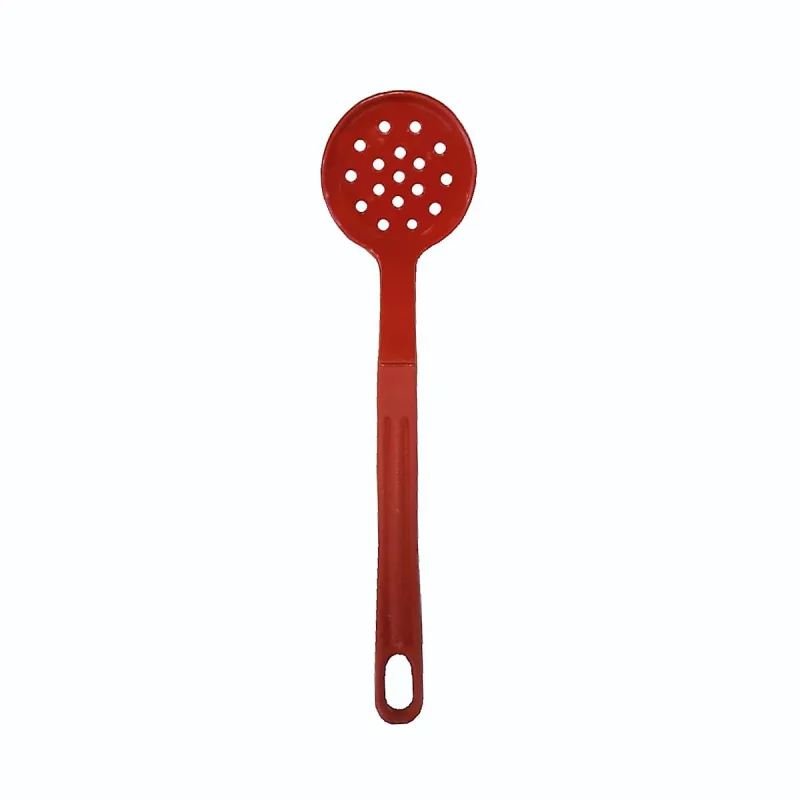 Escumadeira Talher em Nylon Cozinha Utensílio Vermelho 28cm - Talheres Juliana - Utilidades Domesticas